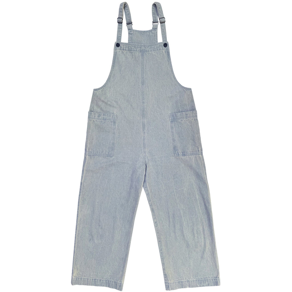 overall jumper in light denim