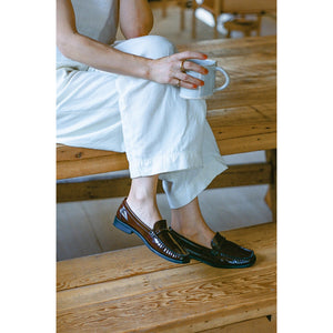 elian loafer in chestnut