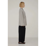 roan wrap cardigan in fog