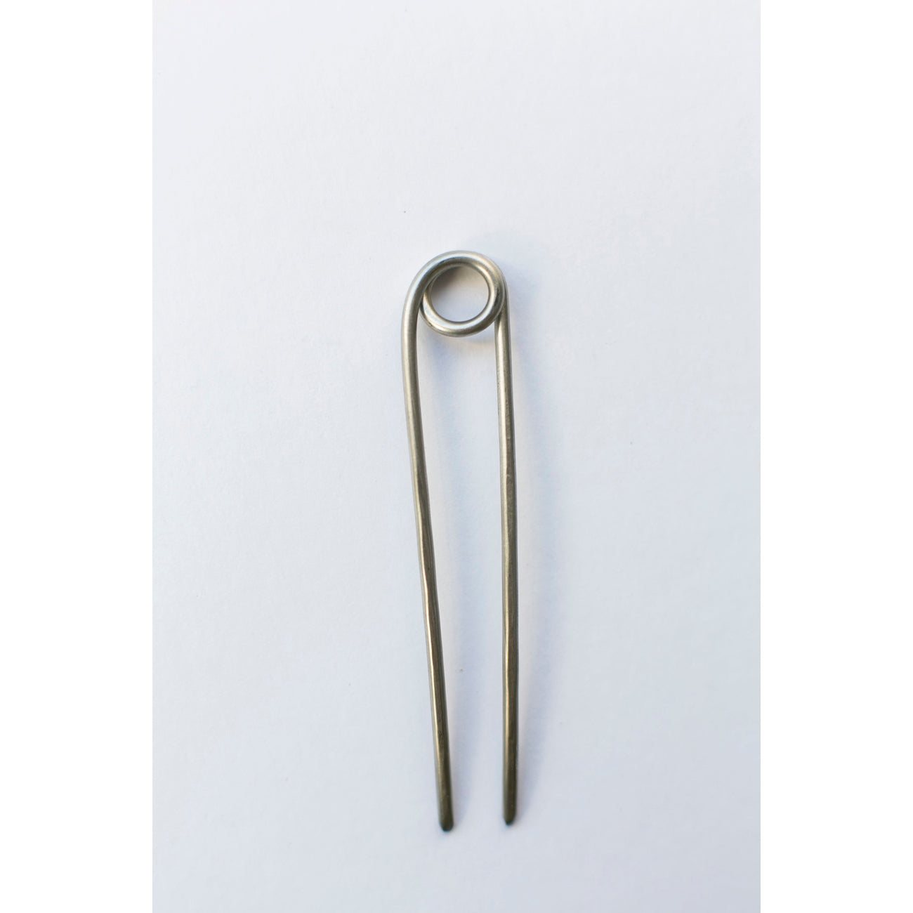 silver le loop mini hair pin