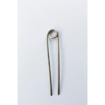 silver le loop mini hair pin