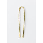 brass hammered mini hair pin