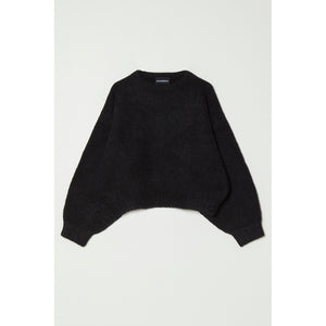 Atelier Delphine Balloon Sleeve Sweater in Black a case of you