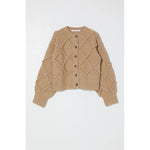 valence cardigan in sand