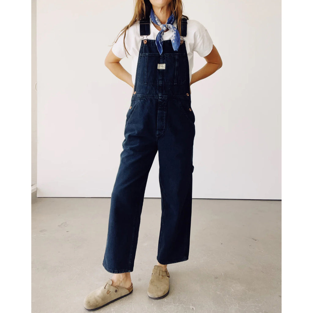 the miner overalls in black denim