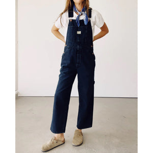 the miner overalls in black denim