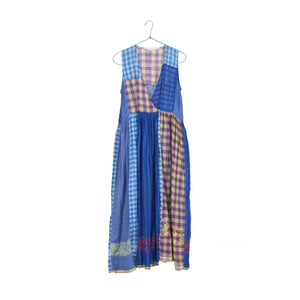 handwoven cotton wrap dress