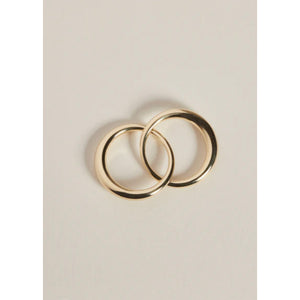 duo form ring in 14k gold