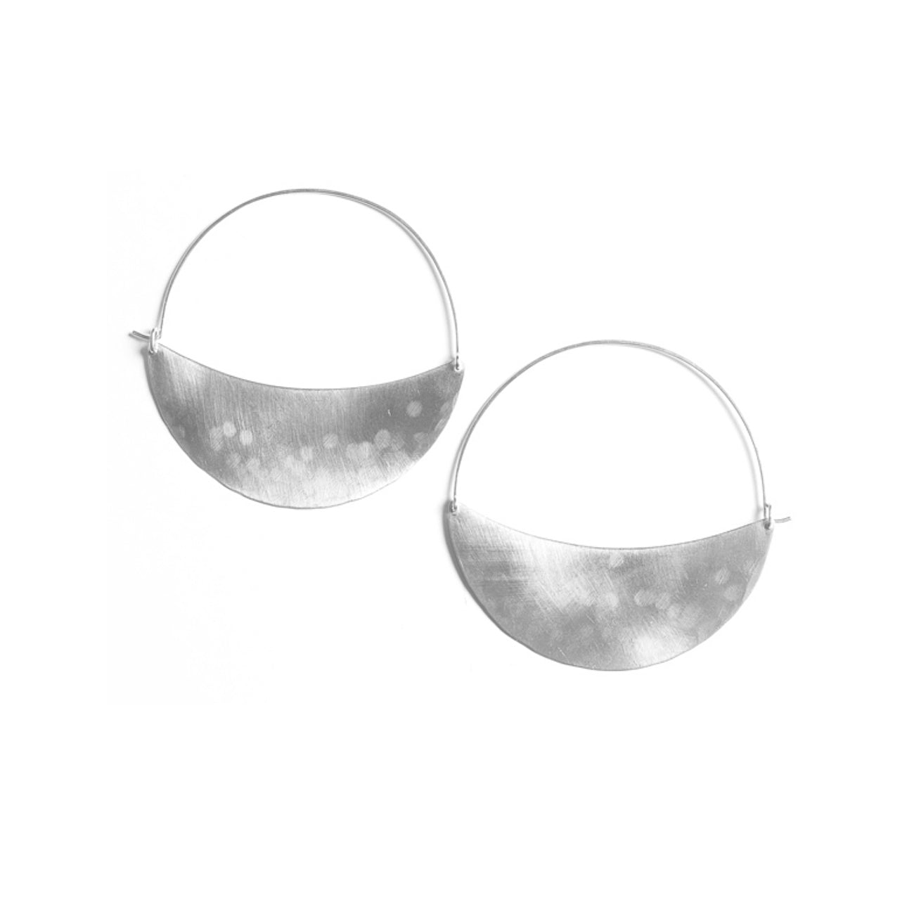 medium crescent hoops