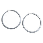 simple hoops: silver