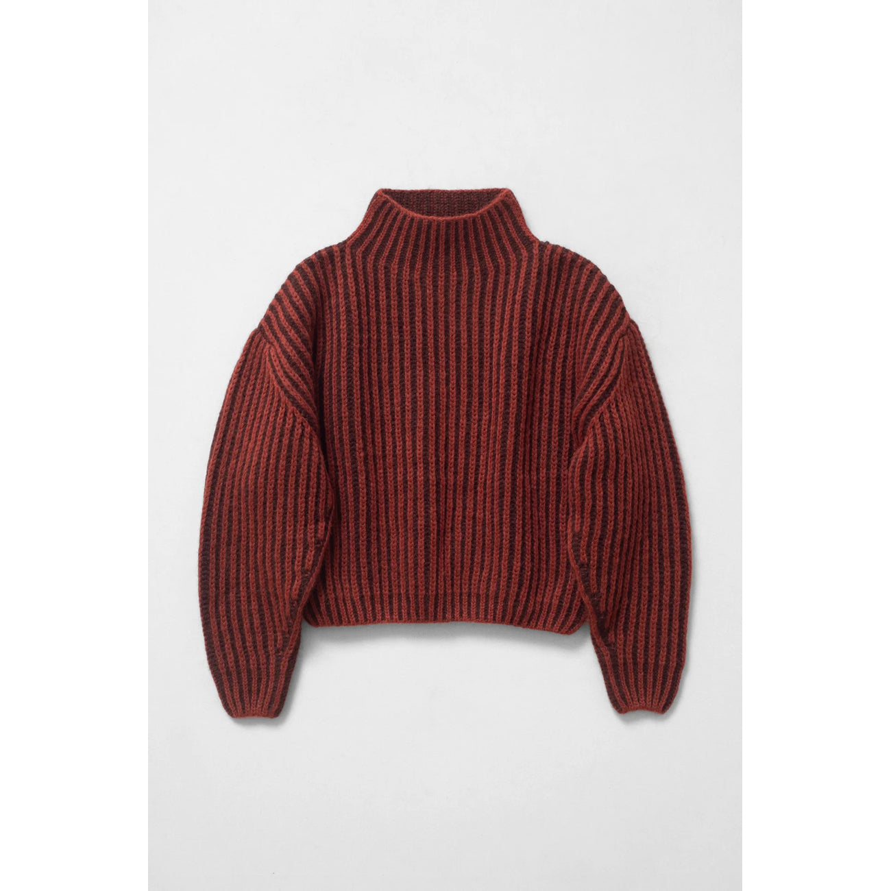 ines sweater in rust