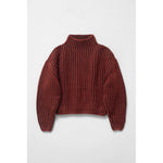 ines sweater in rust