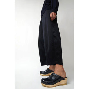 bridget clog in navy patent