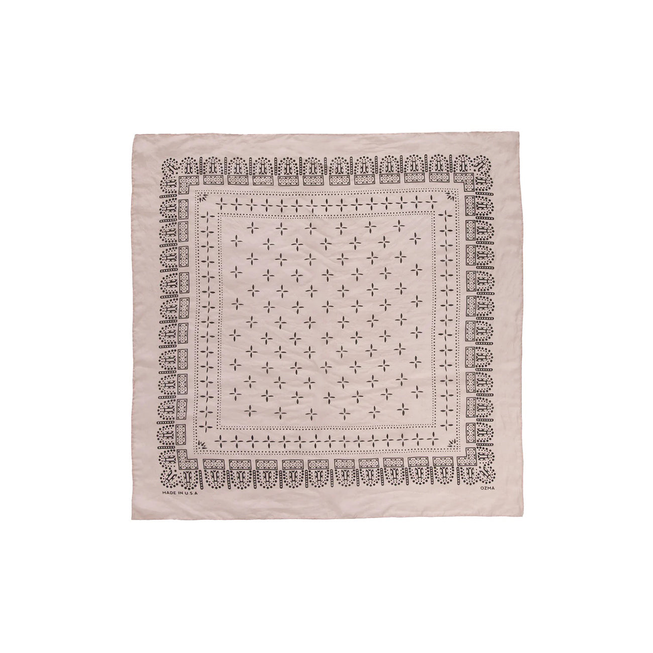 1930's bandana in blush