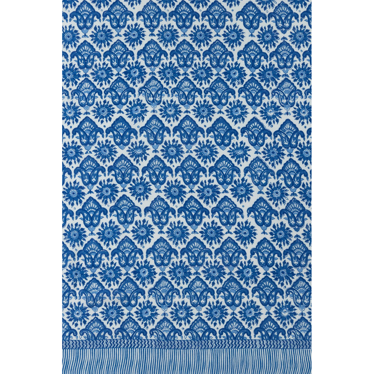 tolan shirt in fleur-de-lis blue