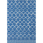 tolan shirt in fleur-de-lis blue