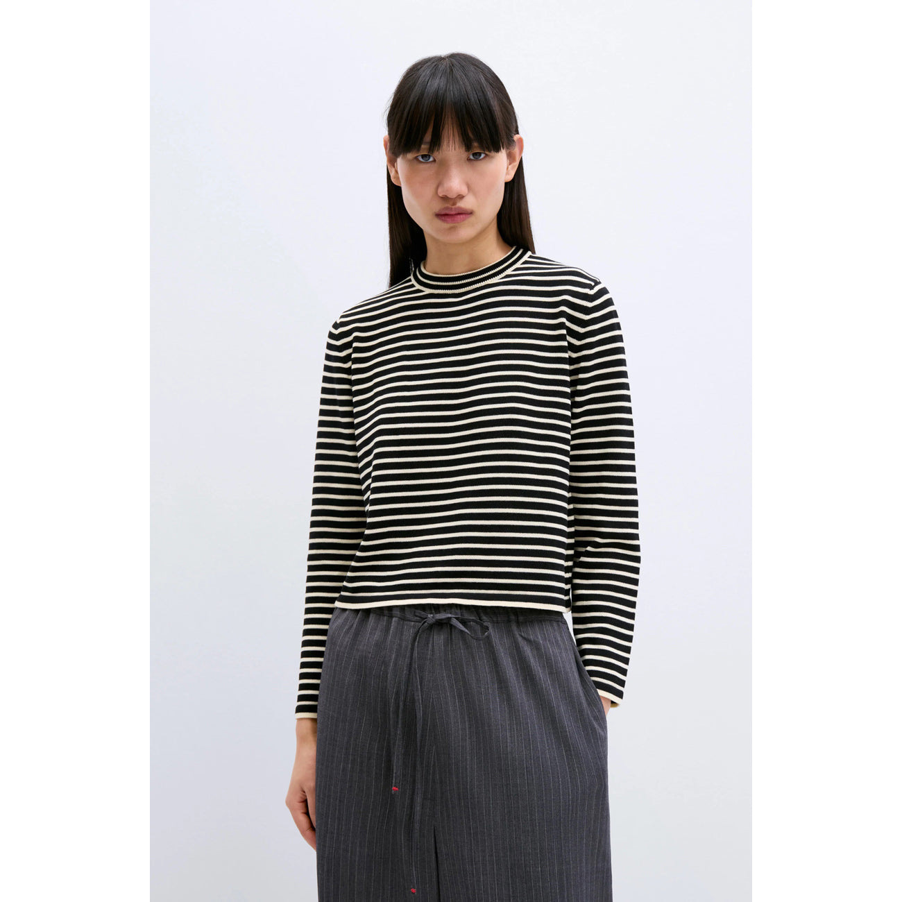 organic cotton striped t-shirt