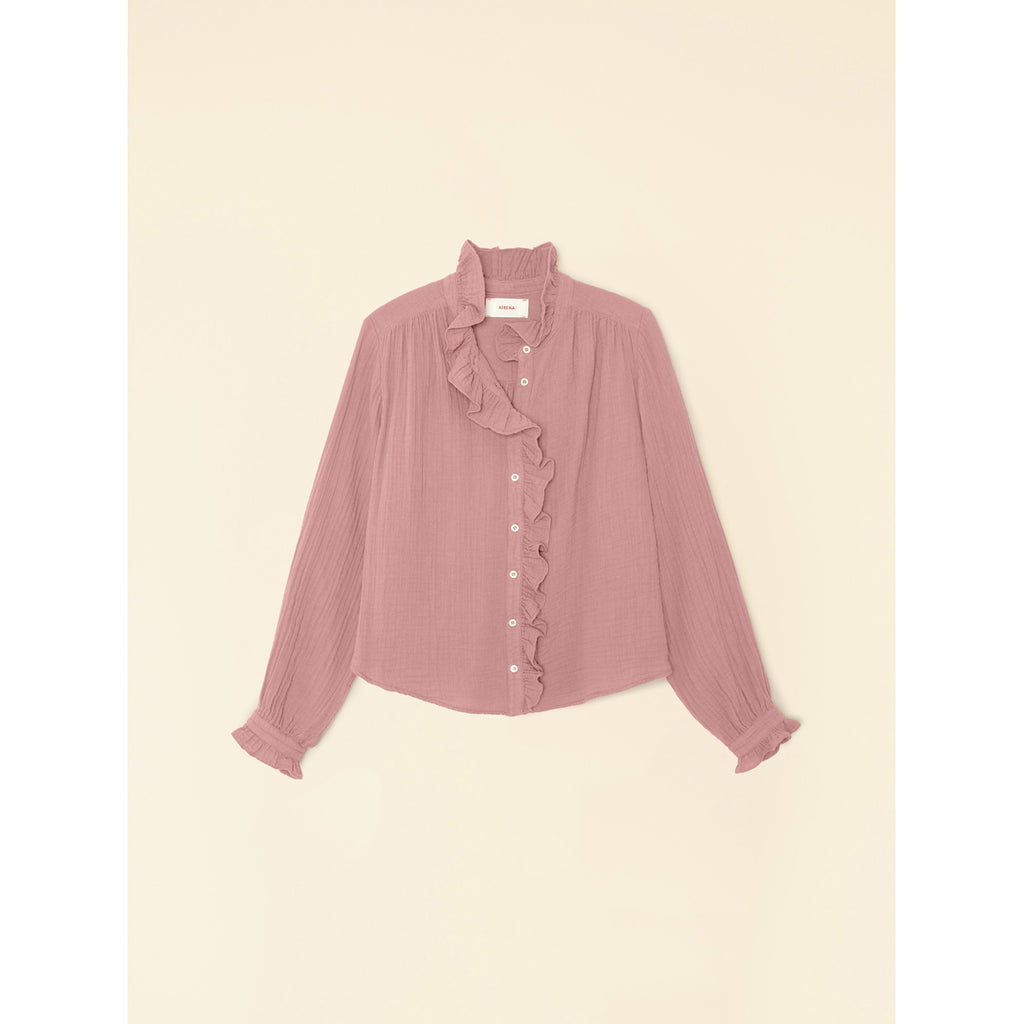 gillian shirt in dusty rose