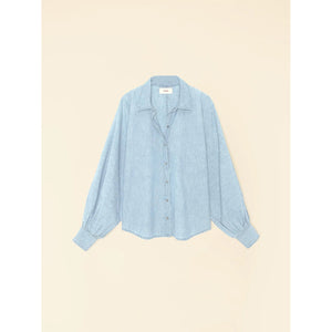 damien shirt in dusty blue