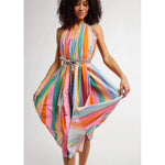 marilyn dress in confetti stripe